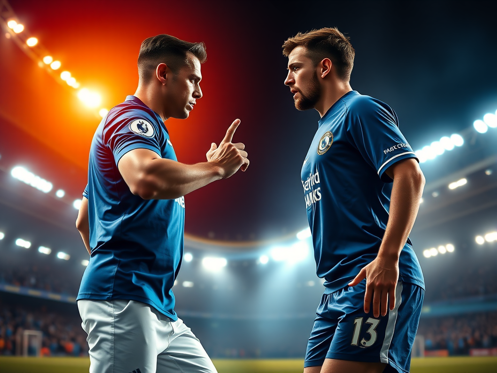 Everton vs Chelsea Match Poster