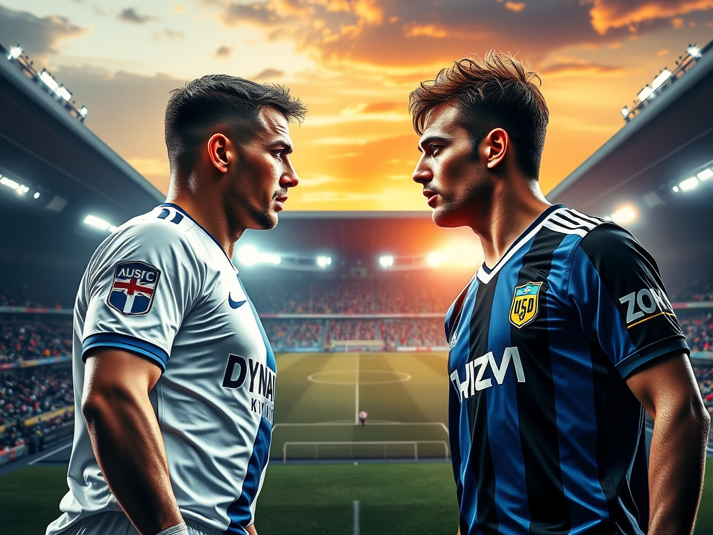 Dynamo Kyiv vs Zorya Match Poster