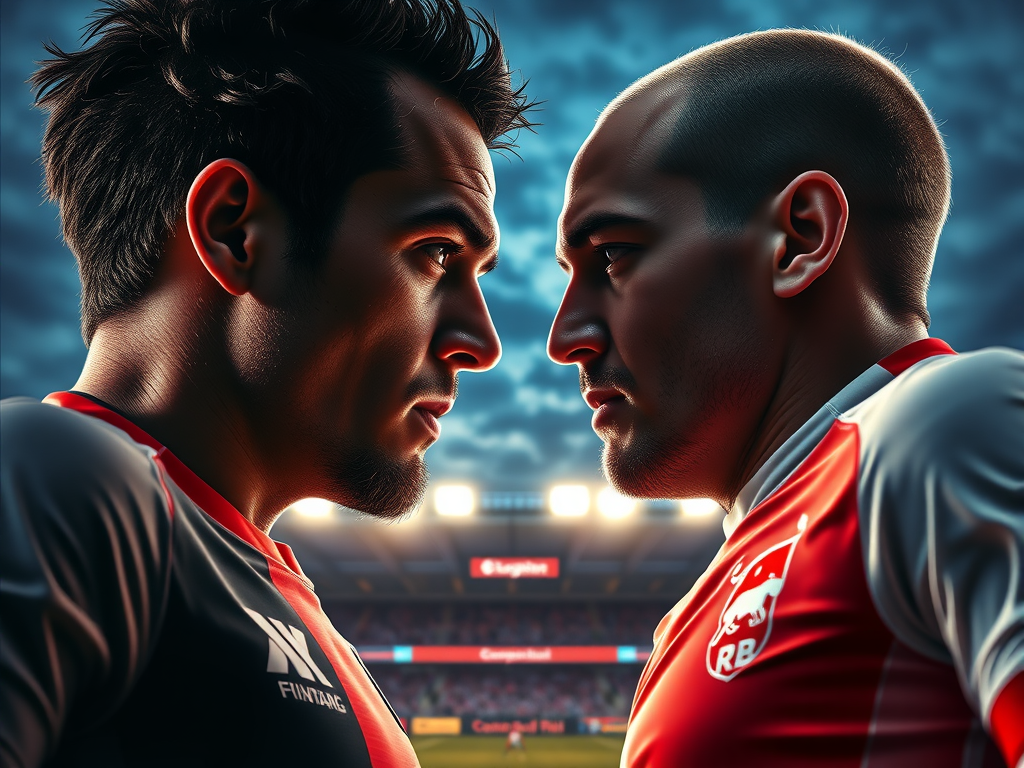 Eintracht Frankfurt vs RB Leipzig Match Poster