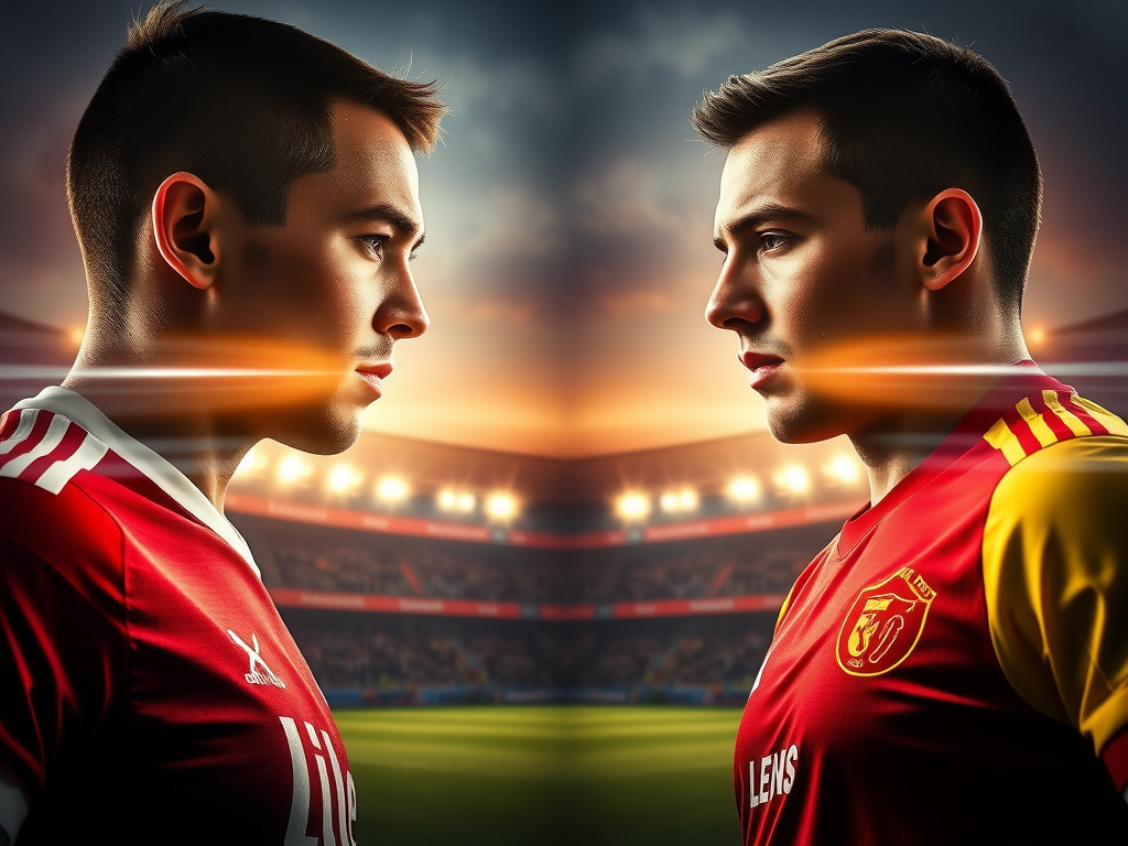 Lille vs Lens Match Poster