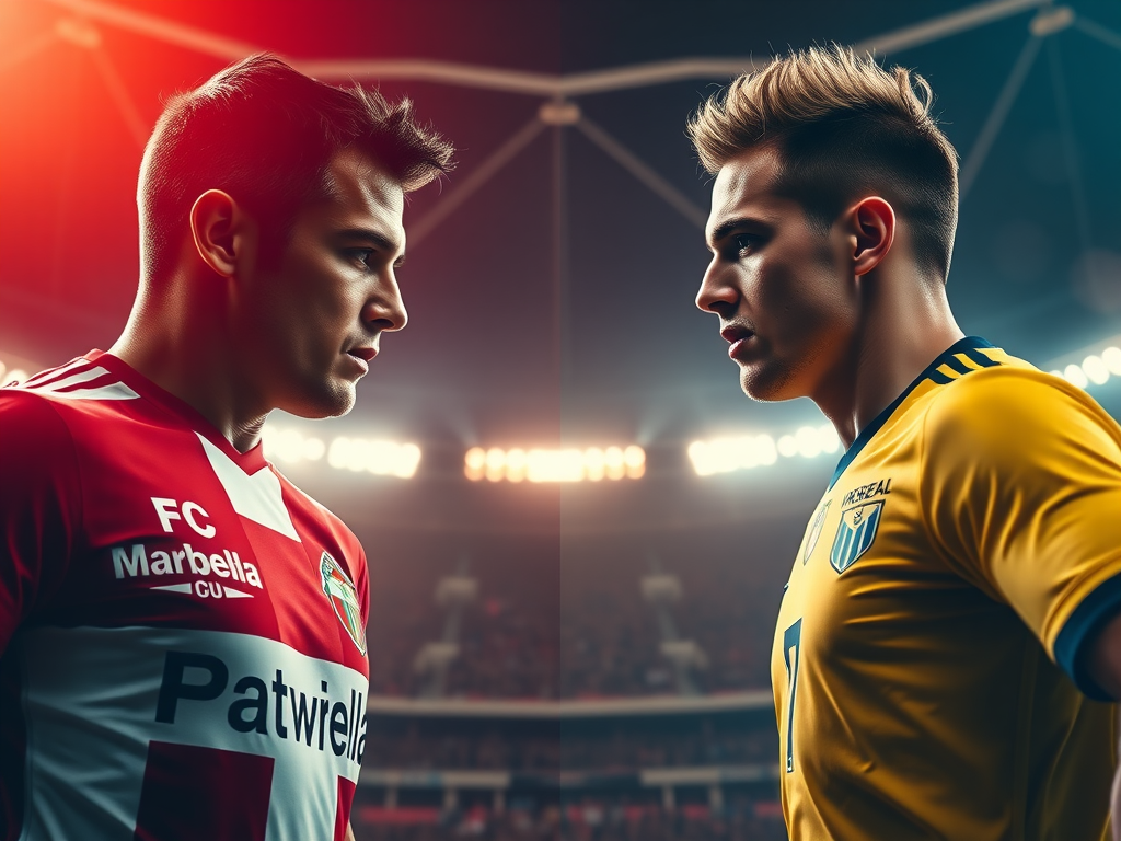 Marbella FC vs Villarreal B Match Poster