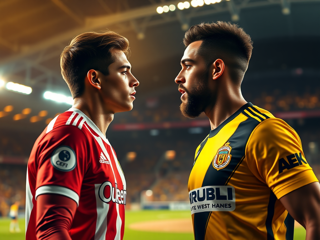 Rayo Vallecano vs AEK Athens Match Poster