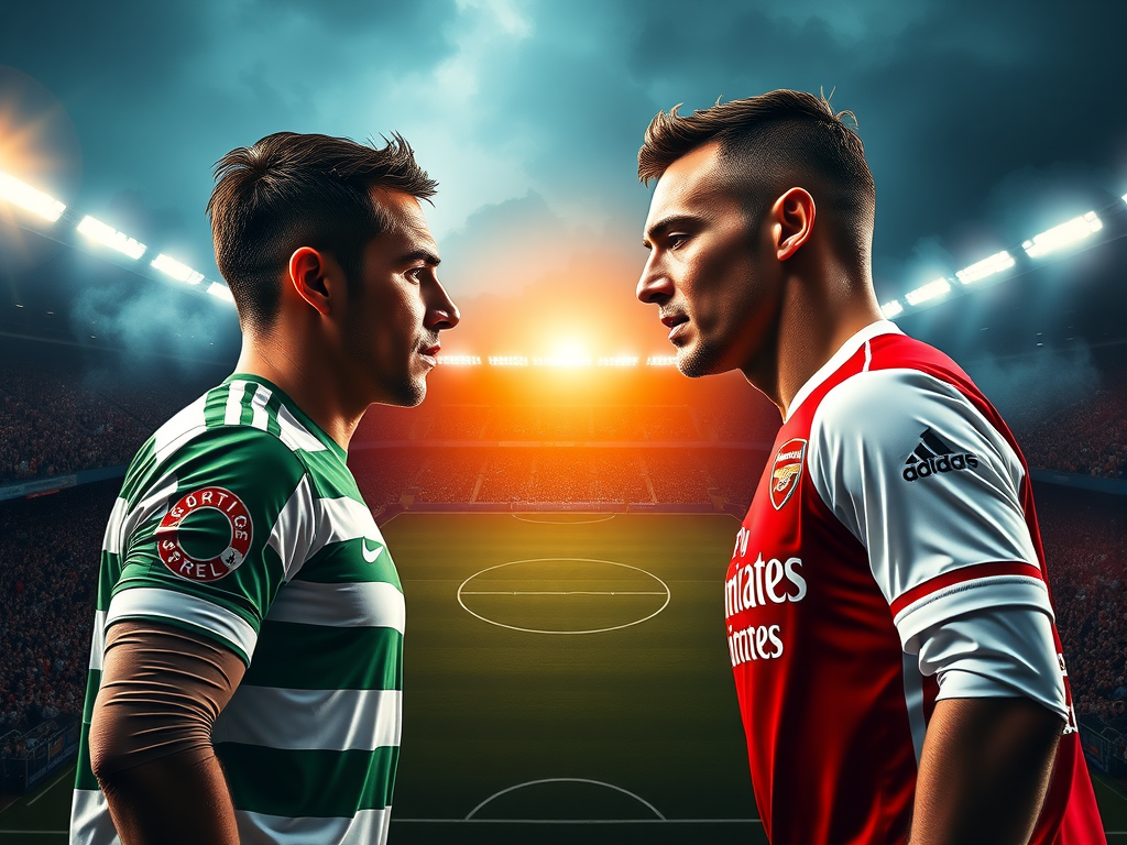 Sporting CP vs Arsenal Match Poster