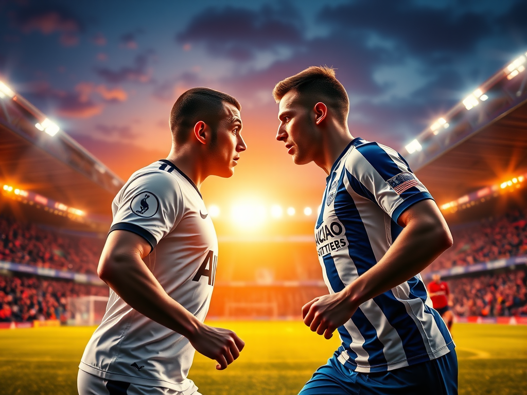 Tottenham Hotspur vs Brighton Match Poster